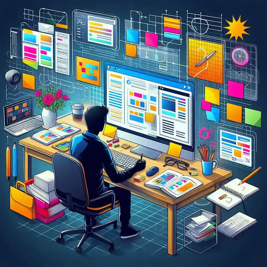 خدمات طراحی وبسایت در خانه