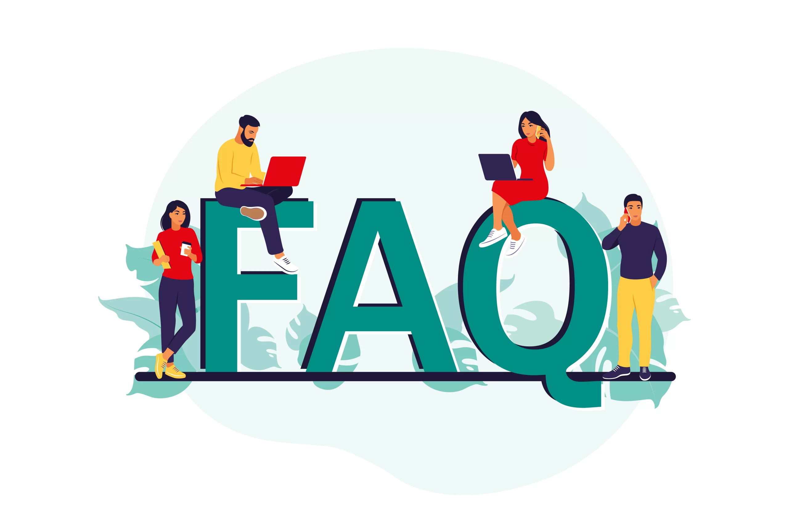 Tinywow Faq Frequently Asked Questions Concept People Ask Questions And Receive Answers Support Center Illustration Flat Vector 31041528 Scaled